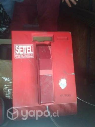 Teléfonos públicos antiguos