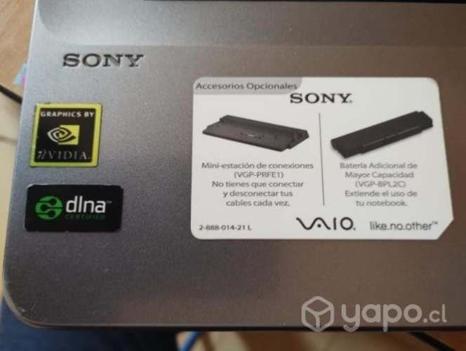 Notebook Sony vaio