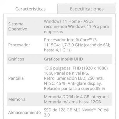 Notebook Asus VivoBook I3