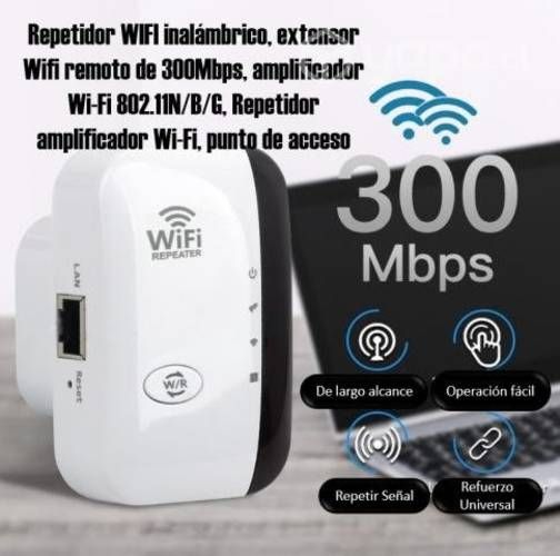 Repetidor WIFI inalámbrico, extensor Wifi remoto d