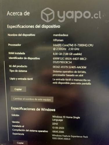 Notebook gamer hp omen