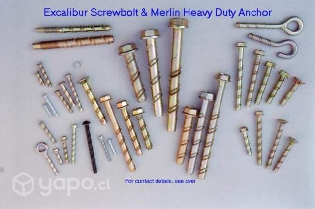 Pernos de anclaje de ultima generacion