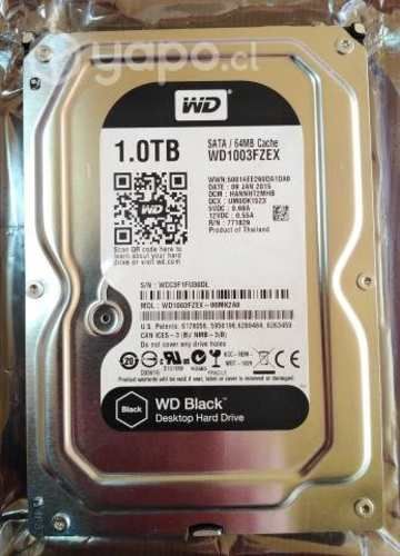 Disco Duro WD Black WD1003FZEX 1.0TB SATA