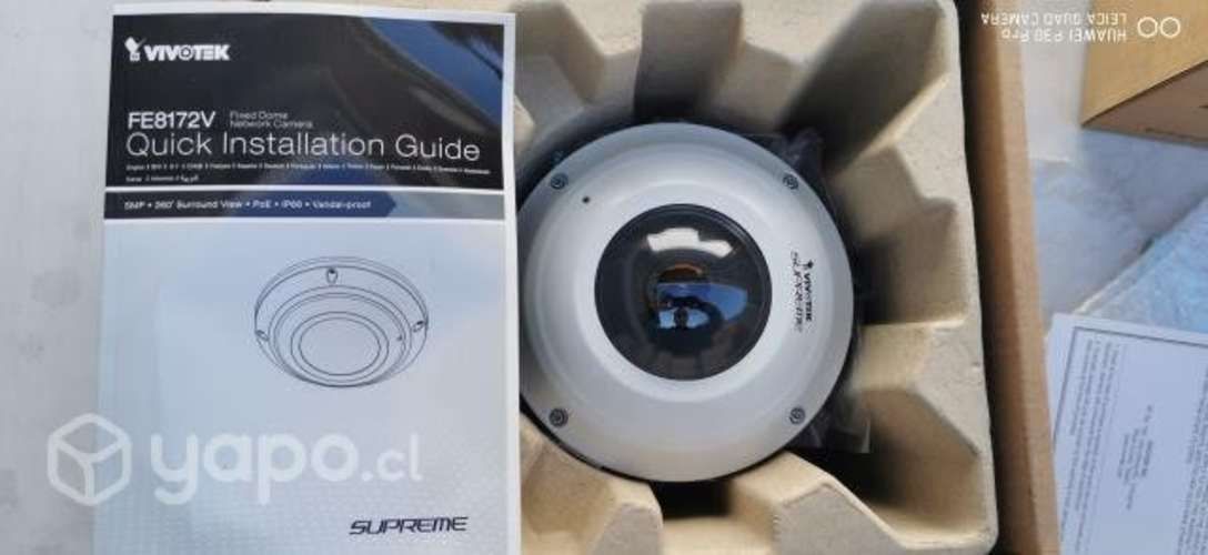 Camara ip vivotek modelo FE8172 ojo de pez