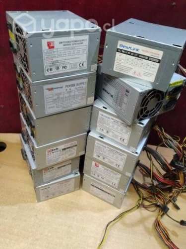 Varias fuentes de poder atx usadas genericas