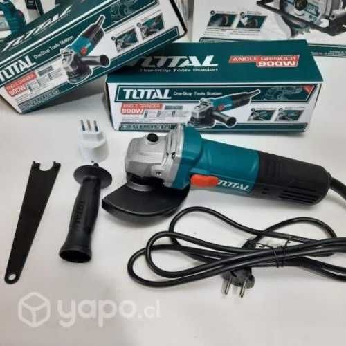 Esmeril angular 125mm 900W Total (Nuevo)