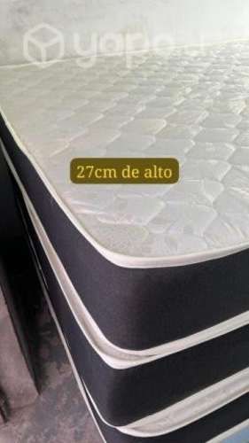 Colchones lore de resorte y espuma.
