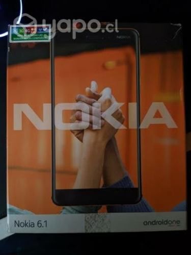 Nokia 6.1 con detalle