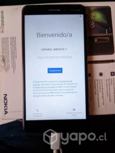 Nokia 6.1 con detalle