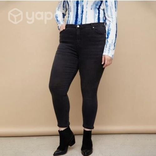 Jeans mujer tiro alto talla 48