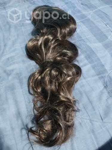 Peluca sinteticas cafe oscuro