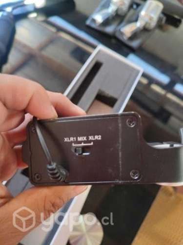 Micrófono Shot Gun + Mezclador 2 canales Boya BY-M