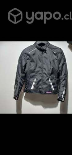 Casaca moto mujer