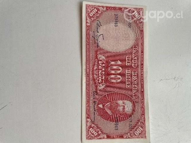 Billete de colección en perfecto estado