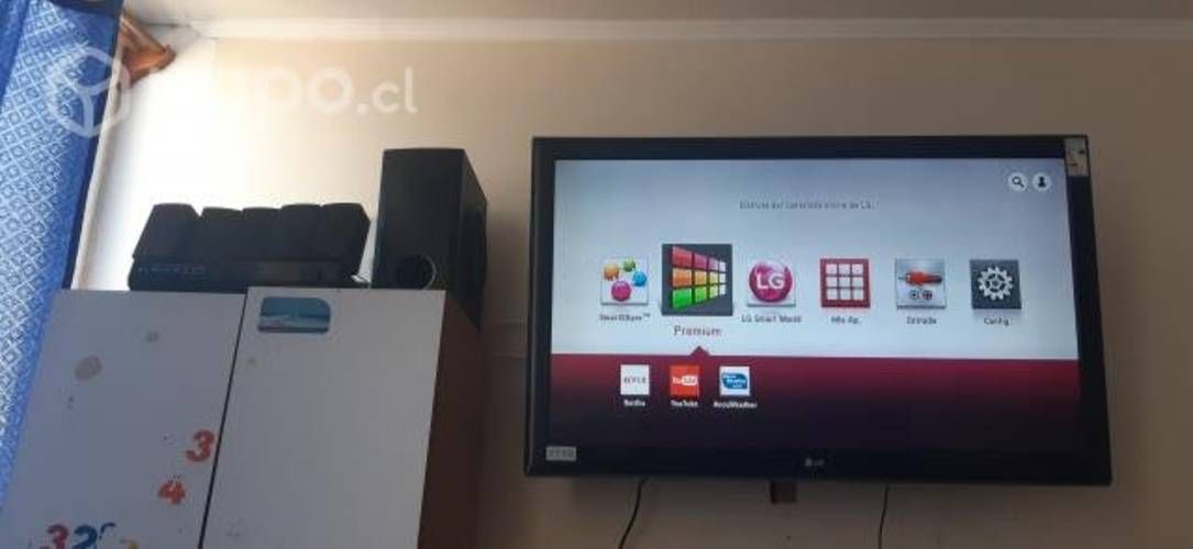 }TV LED 42" LG y home theater blu ray Lg