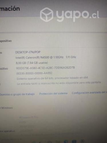 Laptop acer para tareas y trabajo