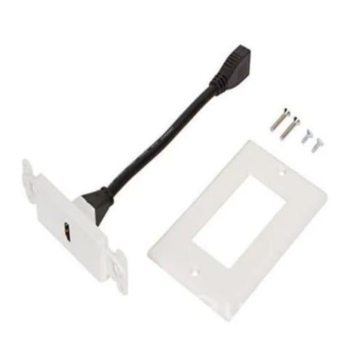 Placa a muro 1 puerto hdmi, v. 1.4, h/h, 10 cms
