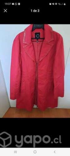 Trench talla.L 1 rojo