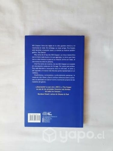 Libro Will Grayson, Will Grayson