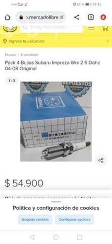 Bujías subaru originales