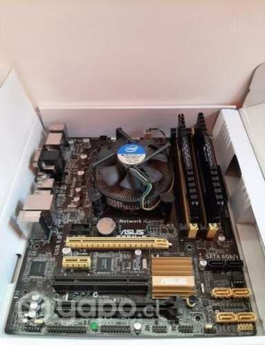 Placa Madre con Procesador i5 + 16GB de RAM