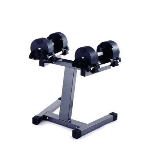 Set de Mancuernas Ajustables Premium con Rack