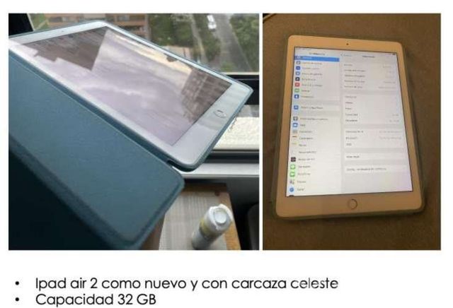 Ipad Air 2 32GB con carcaza original