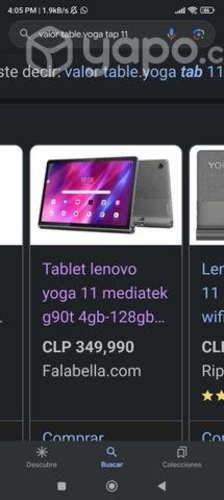 Tablet Lenovo yoga tap 11