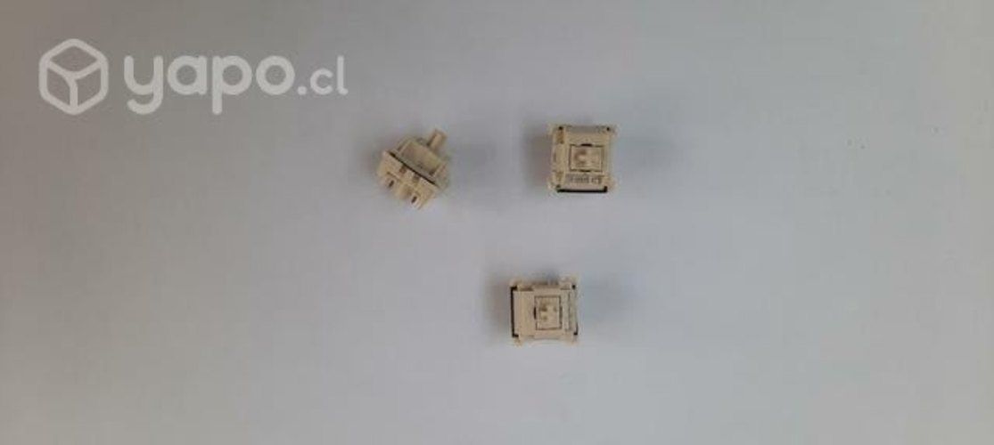 Switches Cream v2 lubricados y con film, 10 unidad