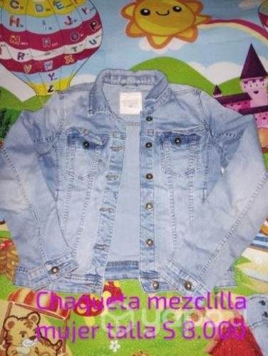 Ropa de niños y chaqueta de jeans mujer