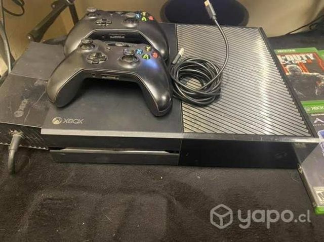 Xbox one 1tb 2 controle 4 juegos fisico conversabl