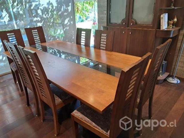 Juego comedor 8 sillas
