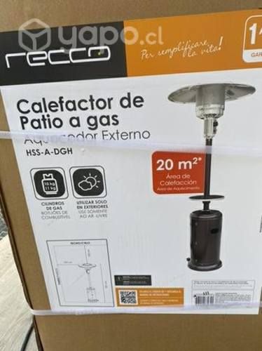 Estufa de terraza Embalada Nueva