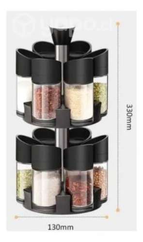 Especiero 2 niveles giratorio