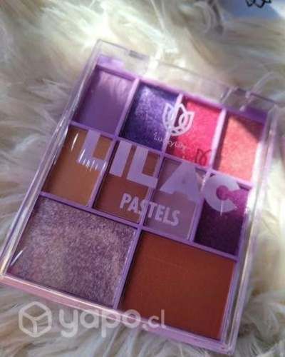 Paleta de sombras pasteles mini