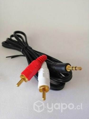 Cable De Audio Auxiliar Plug 3.5mm A 2 Rca 1,5mts