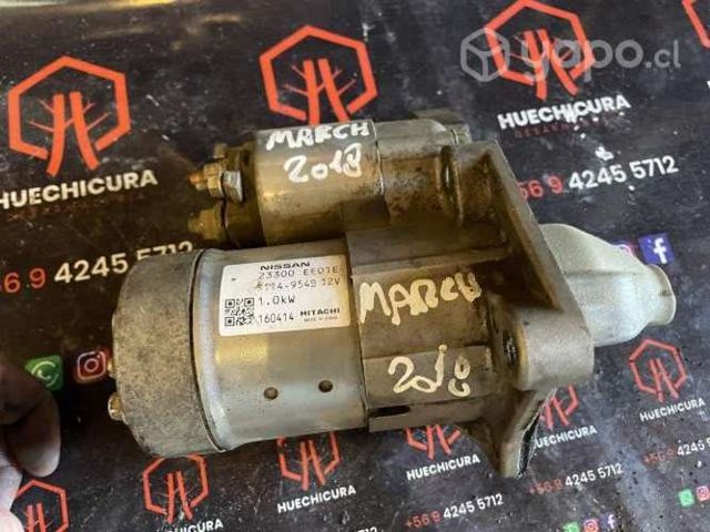 Motor de partida Nissan March 1.6 2018