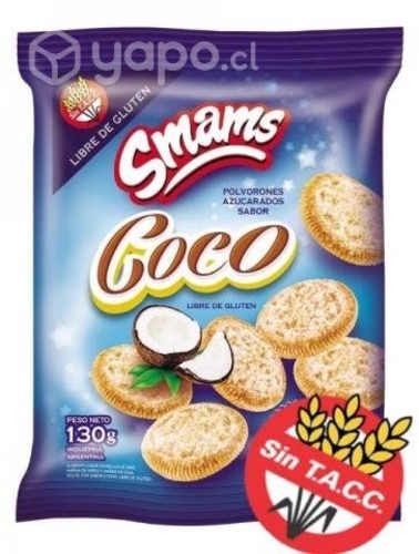 Galleta de coco smams sin gluten
