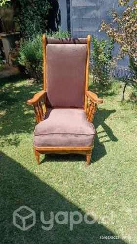 Sillón antiguo tapiz Felpa