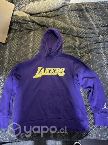Poleron Lakers Jordan Original Talla L