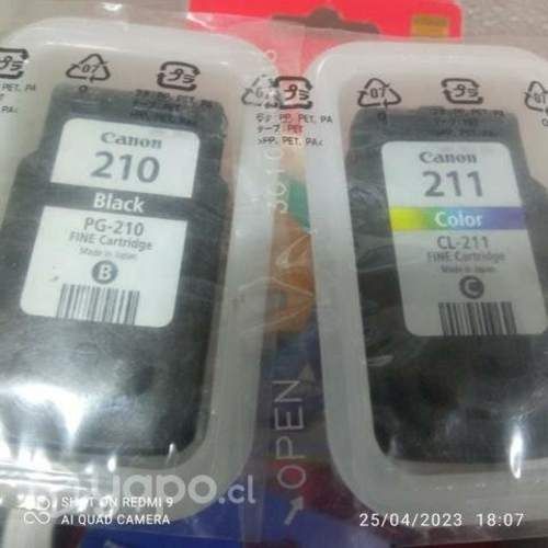 Packs de tintas canon diversos modelos originales