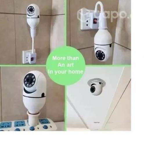 Camara Ip Ampolleta Motorizada 360° E27