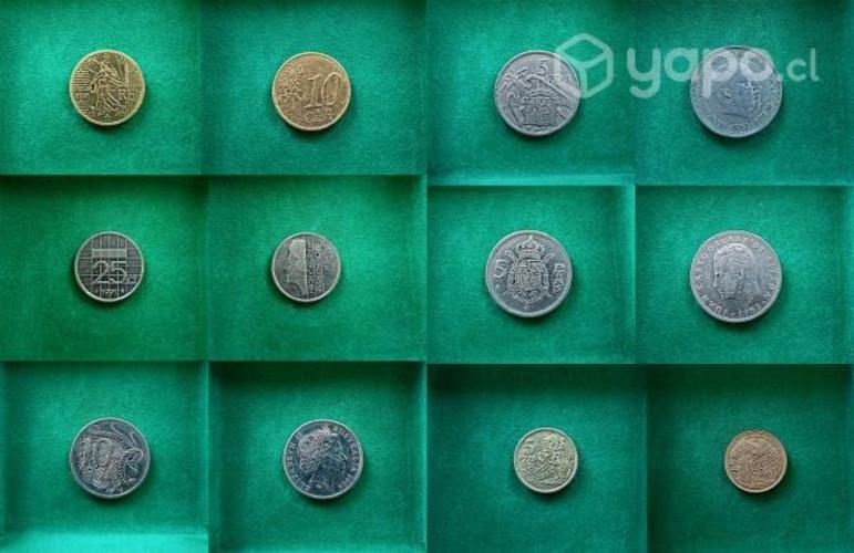 Colección de monedas extranjeras
