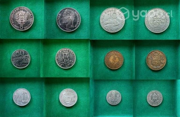Colección de monedas extranjeras