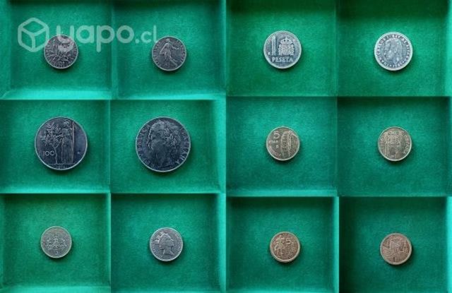 Colección de monedas extranjeras