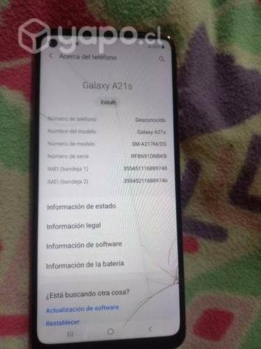 Celular samsung galaxy A21s