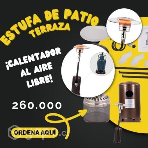 Estufa de patio/terraza