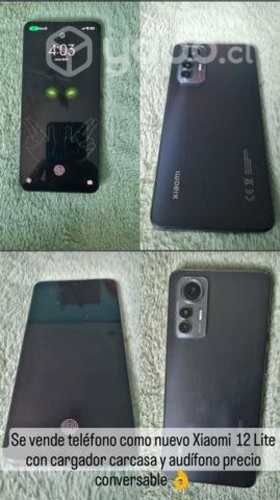 Teléfono Xiaomi 12 Lite casi nuevo con todo