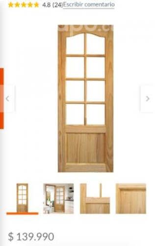 Puerta interior nueva con su marco