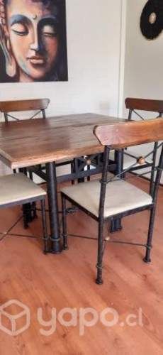 Comedor pino Oregon completo